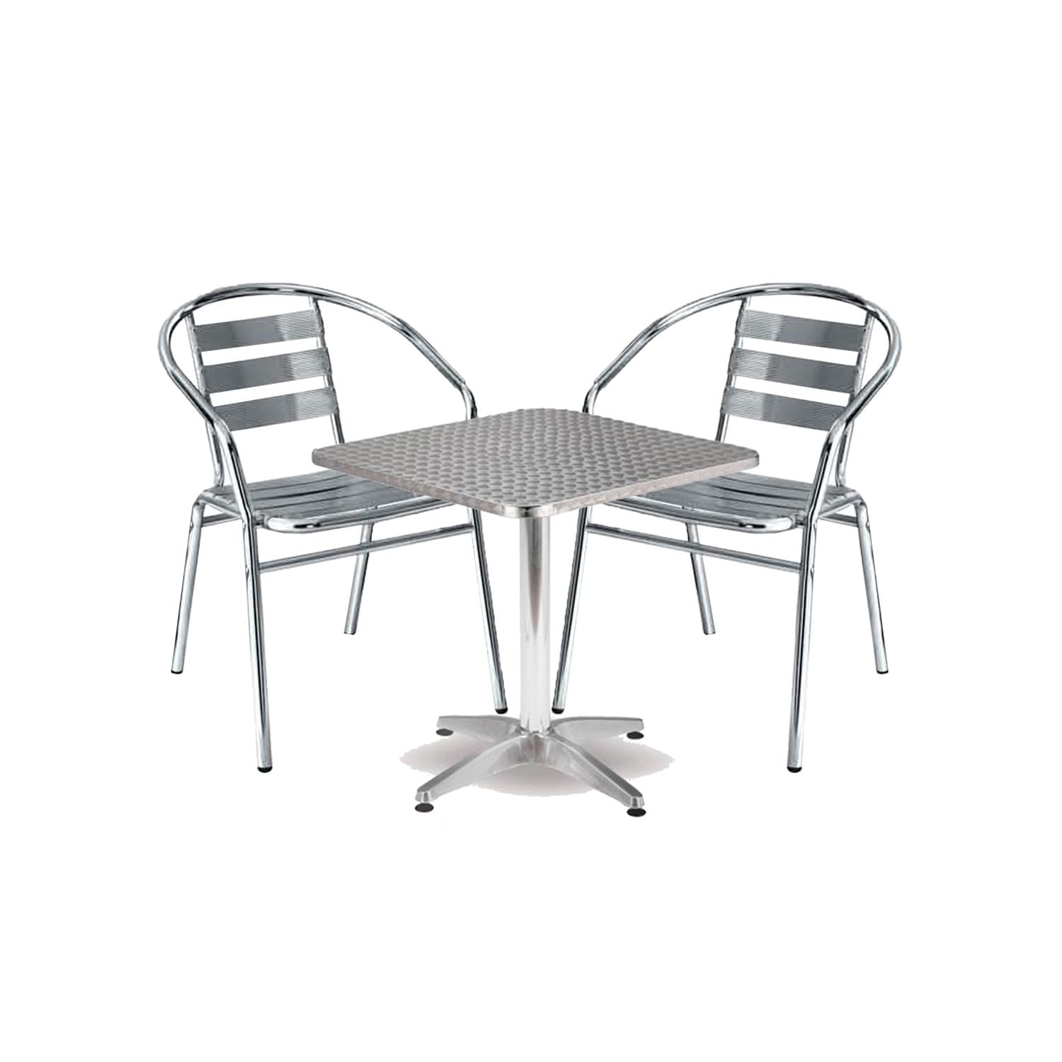 Aluminum Table with 2 Chair for Outdoor Furniture