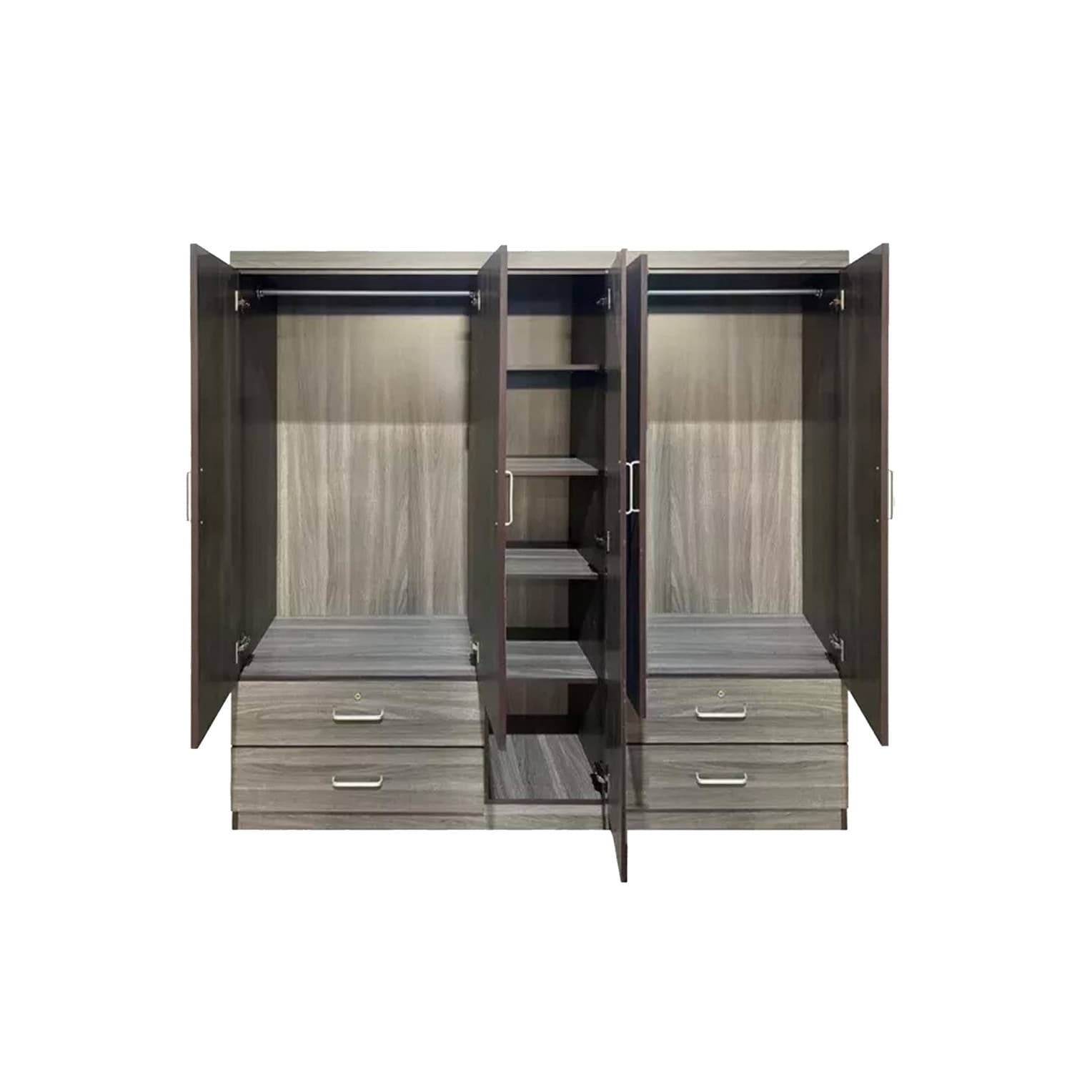 5 Door Wardrobe with Removable Shelves (NSO)